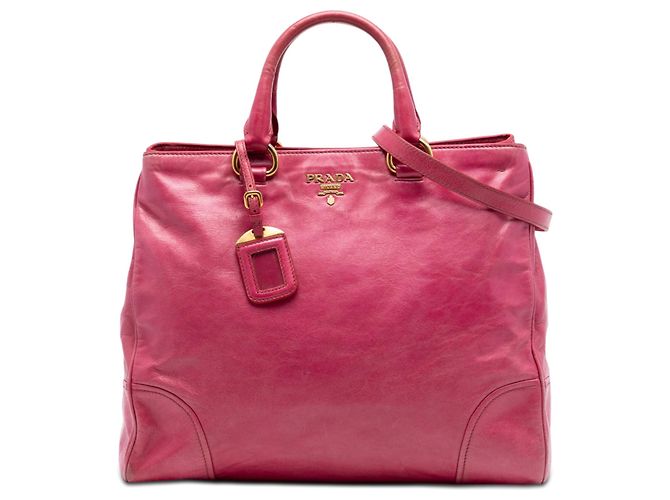 Borsa Prada Pink Vitello Shine Rosa