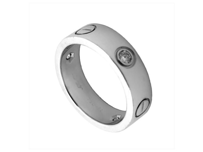 Cartier 3-Diamond Love Ring