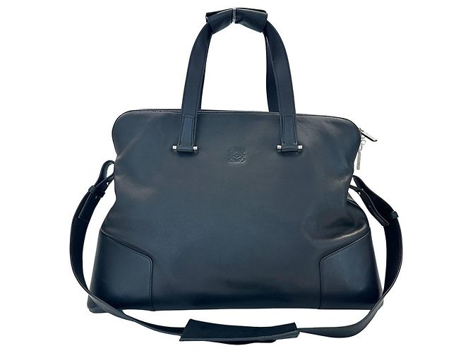 Borsa a mano Loewe in pelle nera da uomo Nero