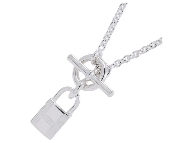 Hermès Collana Hermes Kelly Amulette Argento