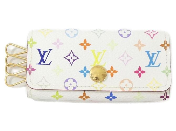 Louis Vuitton Multicolor Multicles M60043 Key Case White Multiple colors