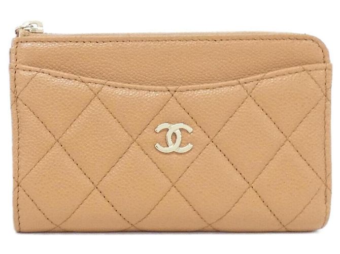 Chanel Timeless Classic Kartenetui Beige