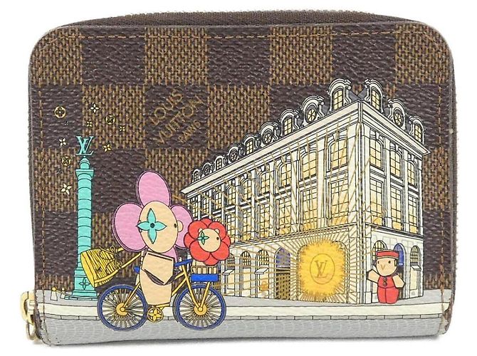 Monedero Zippy Damier Louis Vuitton Damier ebene
