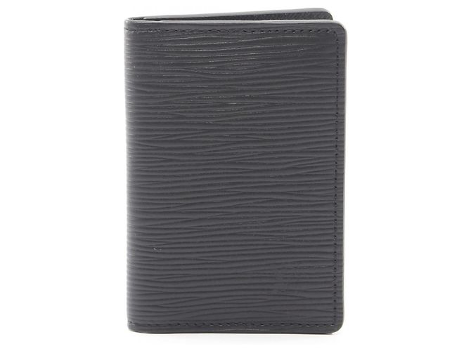 Organizer Louis Vuitton Epi Leather Card Case Black