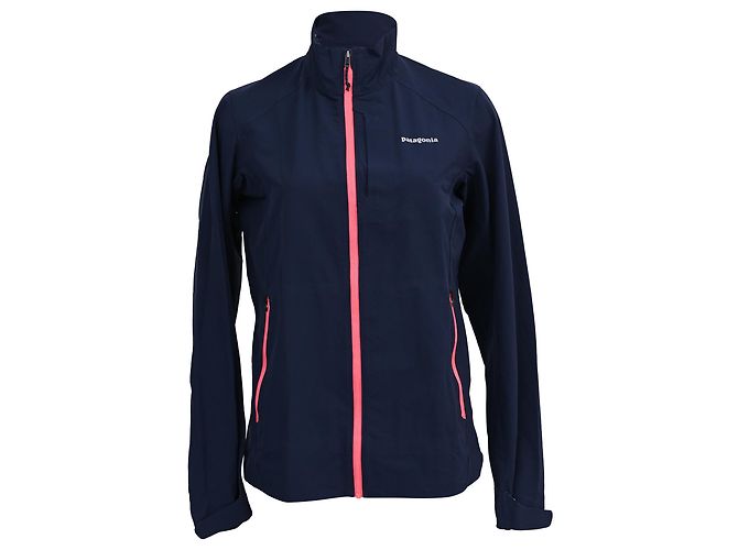 Autre Marque Giacca con zip Patagonia in nylon blu navy
