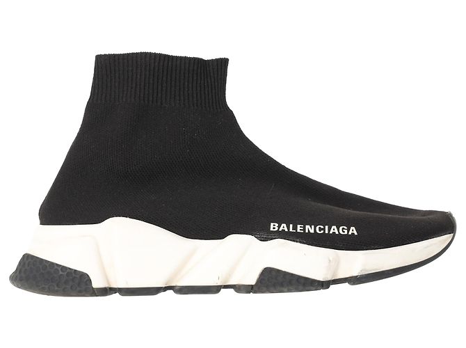Balenciaga Speed Sneaker aus schwarzem Polyester