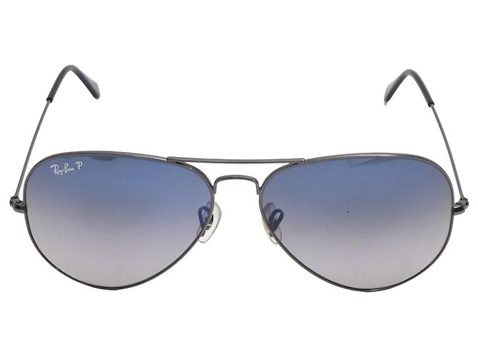 Occhiali da sole Ray-Ban Aviator in metallo blu navy