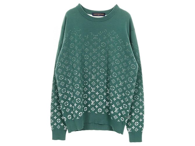 Top de algodón Monogram Gradient Louis Vuitton Verde 