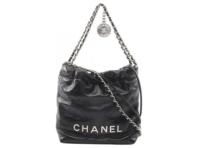 Sac à main 2-Way Chanel CHANEL 22 Mini Noir