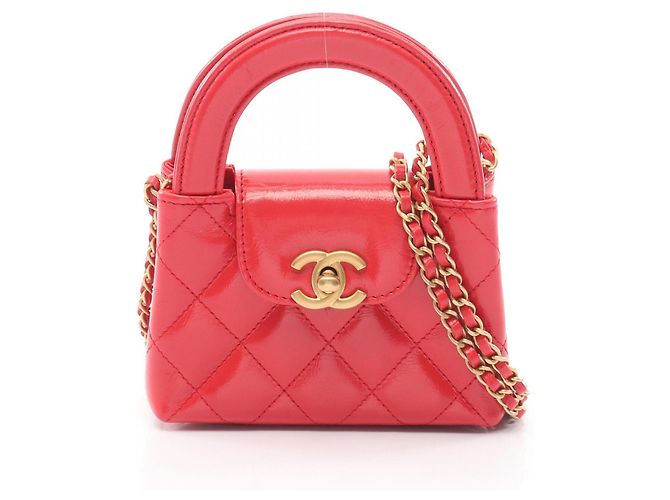 Bolso de compras mini matelassé Chanel Roja