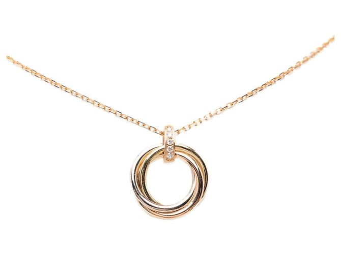 Collar con colgante Cartier Trinity 5-Diamantes