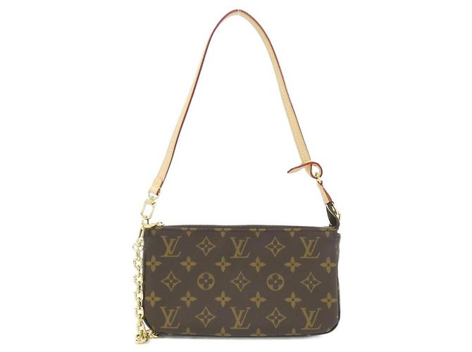Louis Vuitton Monogram Pochette Accessoires Brown