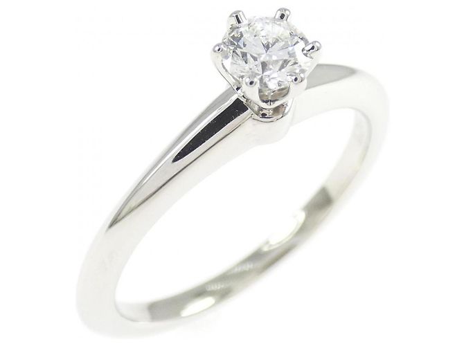 Tiffany & Co Tiffany Classic Solitaire Ring 0.23CT Silber