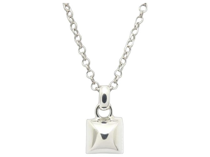 Collana Diamante Pyramid Stud GUCCI Argento