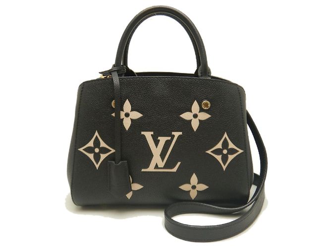 Borsa Louis Vuitton Empreinte Montaigne BB Nero Monogramma
