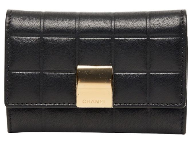 Chanel Chocolate Bar Key Case Black
