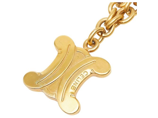 Céline Collier pendentif à chaîne Macadam Celine