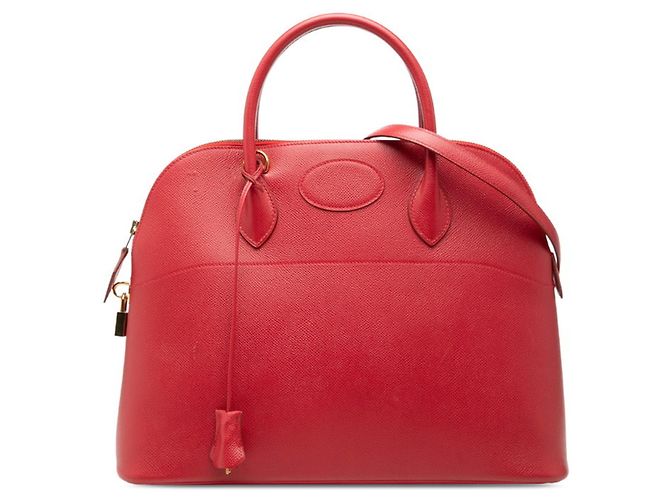 Hermès Borsa Hermes Bolide 37 Rosso