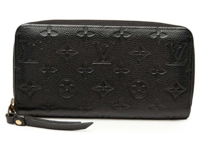 Portafoglio Zippy Louis Vuitton Monogram Empreinte Nero
