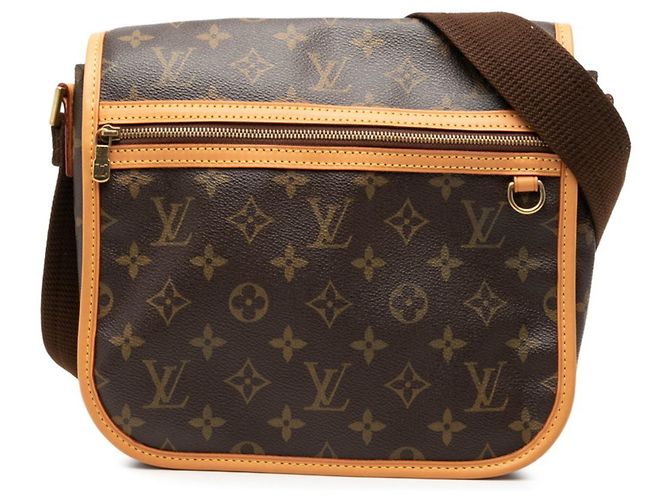 Bolsa Transversal Louis Vuitton Monogram Messenger Bosphore PM Marrom
