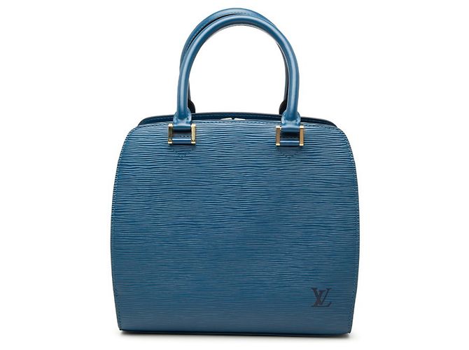 Borsa Louis Vuitton Epi Pont Neuf Blu