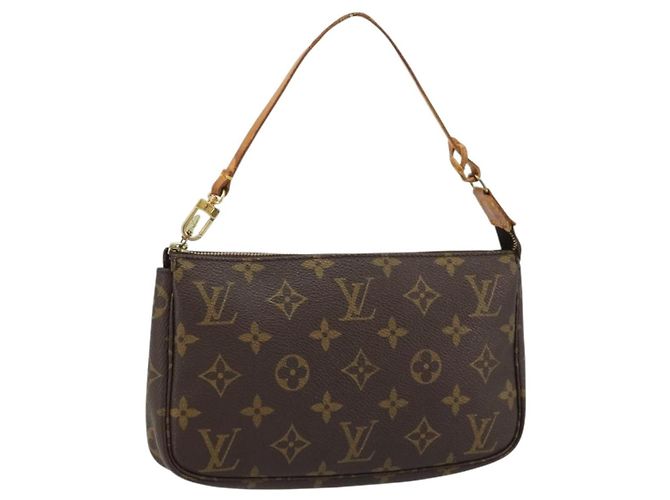 Louis Vuitton Pochette Accessoires NM Monogram Canvas medium Marron
