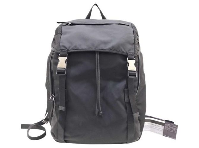 Prada Triangle Backpack 2VZ062 Black