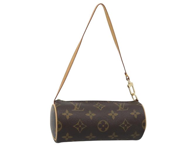 LOUIS VUITTON Monogram Papillon Pouch LV Auth 184344V