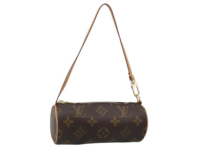 LOUIS VUITTON Monogram Papillon Pouch LV Auth 184345V