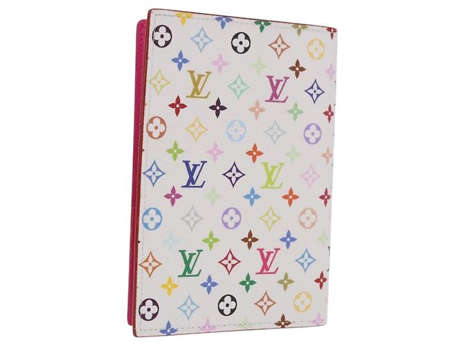 LOUIS VUITTON Reisepasshülle Couverture Multicolor Weiß M14178 Auth 184263SAM