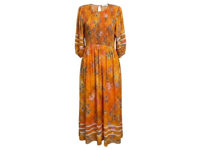 Autre Marque Vestido Alessandra Sunset Cameo Delilah Naranja