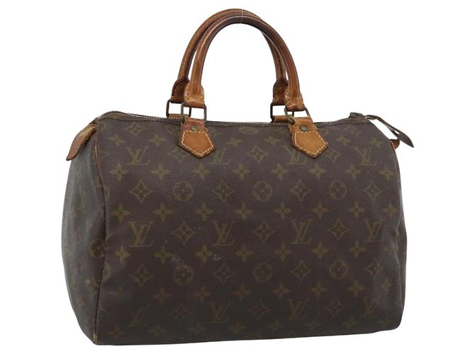 LOUIS VUITTON Monogram Speedy 30 Handtasche M41526 LV Auth 183399 Monogramm