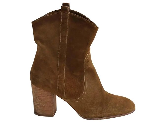 Ba&Sh Wanderschuhe Khaki