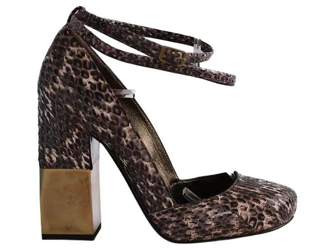 Lanvin Tacchi marroni Marrone