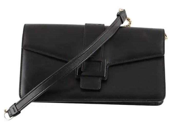 Roger Vivier Schwarze Clutch