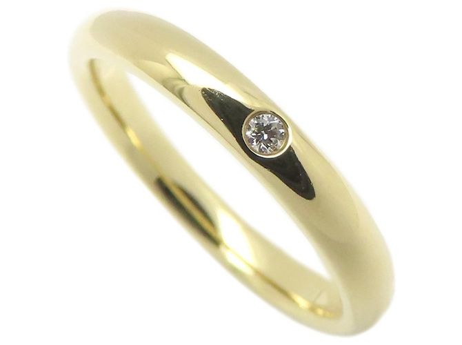 Anello stacking in oro giallo e diamanti Tiffany & Co.