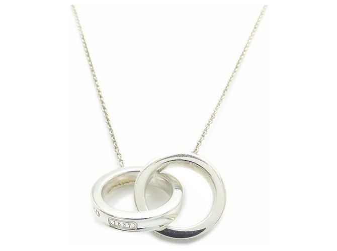 Tiffany & Co Collar Tiffany 1837 Interlocking en plata