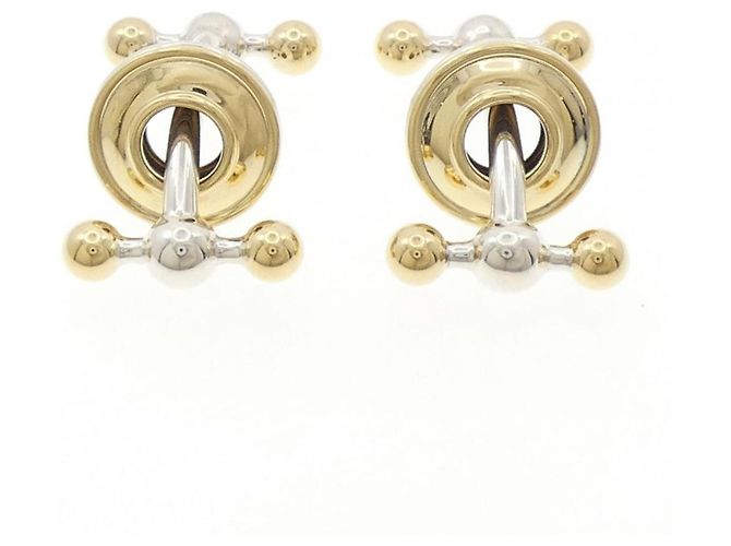 Gemelli Tiffany & Co. in argento e oro giallo