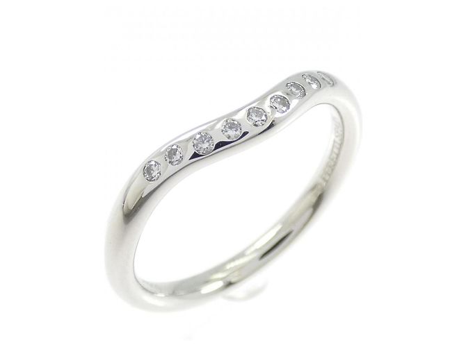 Tiffany & Co. Curved 9P Band Ring
