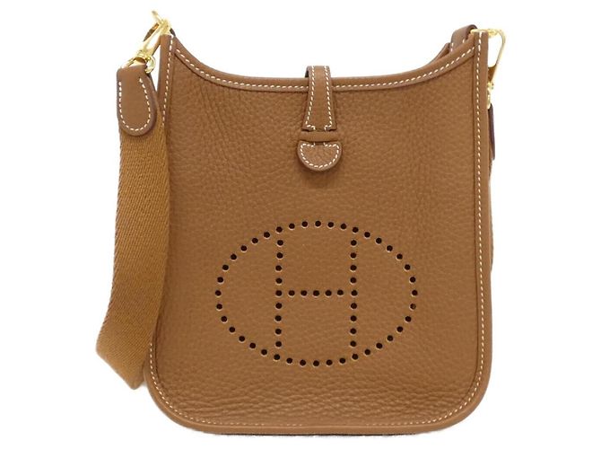 Hermès Borsa a tracolla Hermes Evelyne Amazon 16cm D'oro