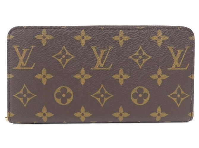 Cartera Zippy Monogram Louis Vuitton Castaño Azul claro