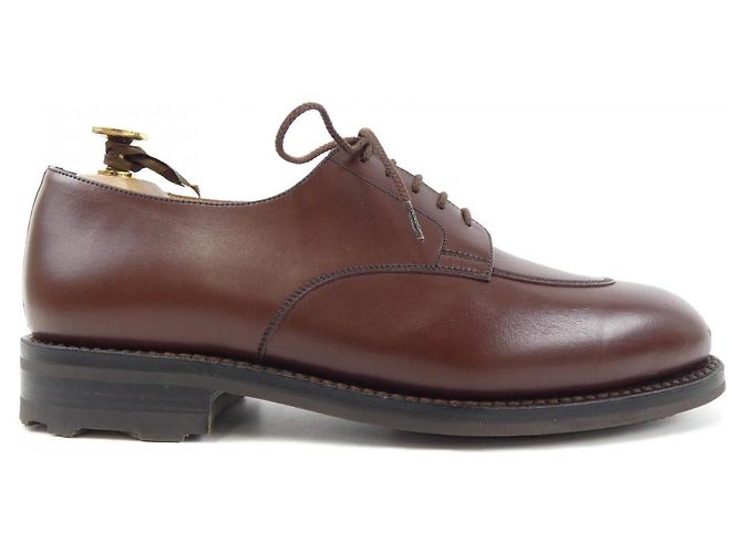 Autre Marque J.M.WESTON 598 Scarpe eleganti in pelle Half Hunt Marrone