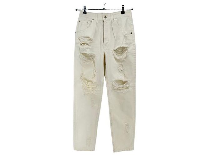 Jeans branco rasgado Iro