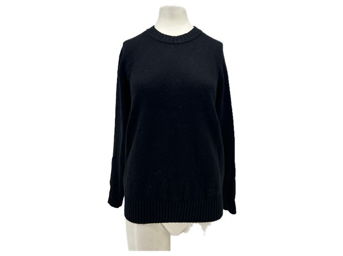 Autre Marque FALCONERI Schwarzer Kaschmirpullover M 