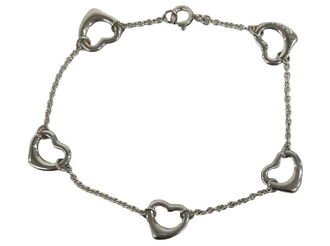 Tiffany & Co Bracciale charm Tiffany Open Heart Argento