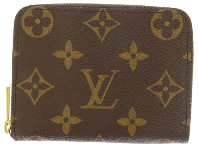 Portamonete Monogram Zippy marrone Louis Vuitton