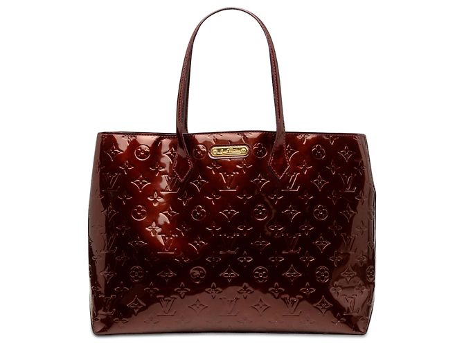 Louis Vuitton Red Monogram Vernis Wilshire MM