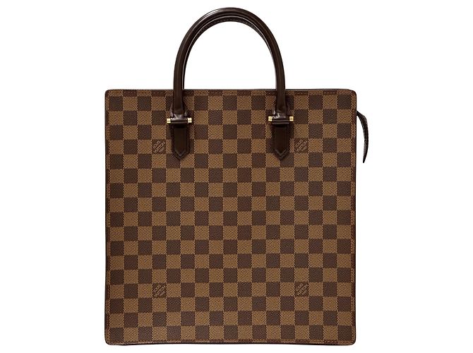 Sac à main Louis Vuitton Damier Venice PM Ebene Marron N51145 Damier ebène