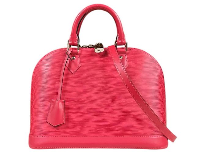 Bolsa de Ombro Louis Vuitton Alma PM Epi Rosa