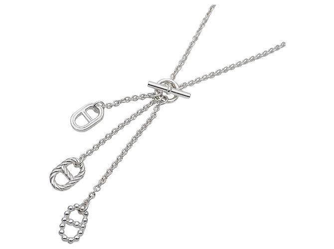 Hermès Collar Hermes Chaine d'Ancre Parade PM Plata